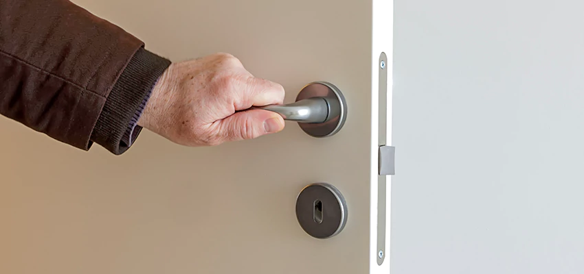 Restroom Locks Privacy Bolt Installation in West Chicago, Illinois